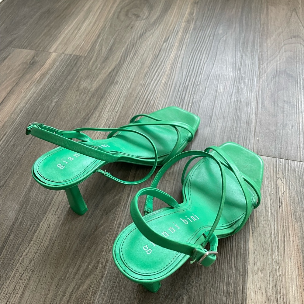 Gianni Bini Green Heels